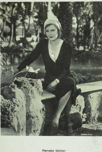 1930's RPPC Renate Muller Movie Star Dutch Real Photo Postcard P107
