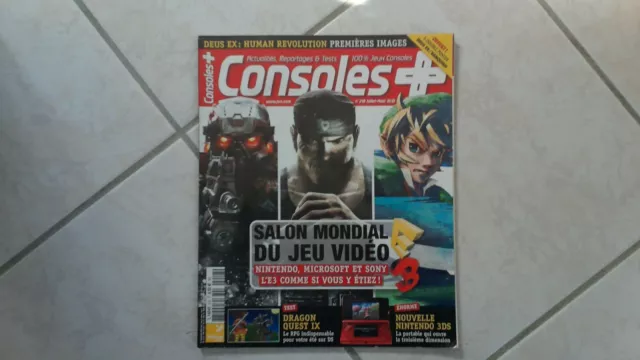 revue CONSOLES+ - MAGAZINE-N°218-juillet 2010-special SALON MONDIAL du jeu video