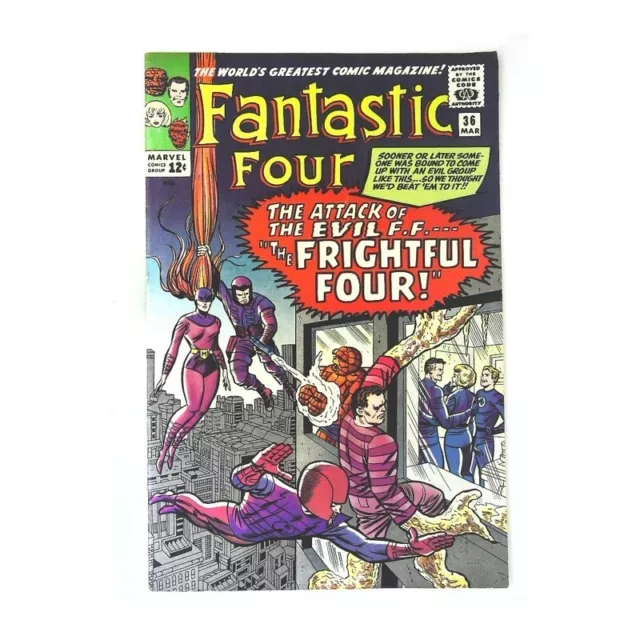 Fantastic Four (1961 series) #36 in Very Fine minus condition. Marvel comics [w: