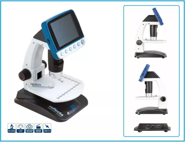 DIGIMICROSCOPE Professional Lindner S66134  5 Megapixel 500 fache Vergrößerung