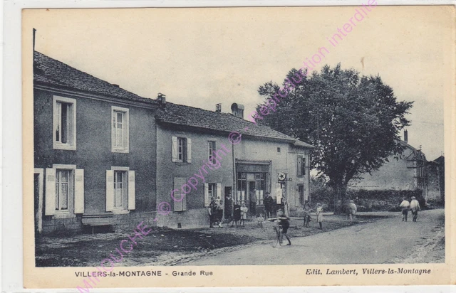 CPA 54920 Villers La Mountain Grande Rue EDT Lambert