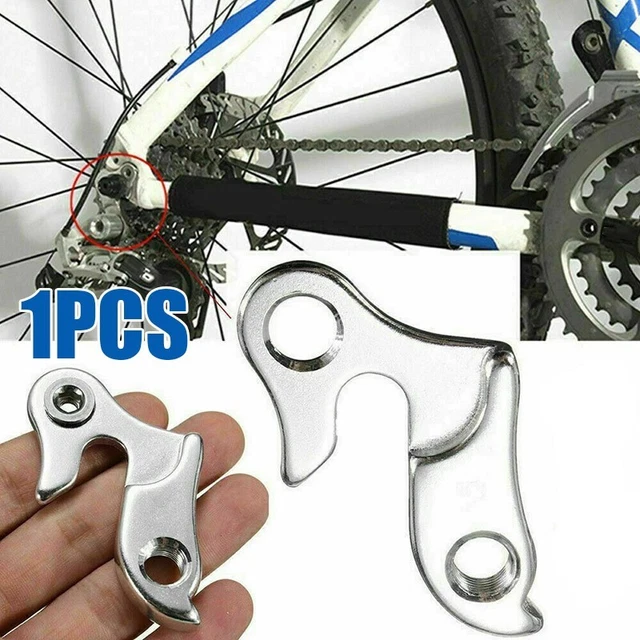 Crochet Dérailleur Vélo – Adaptateur Universel En Métal Argenté - 2