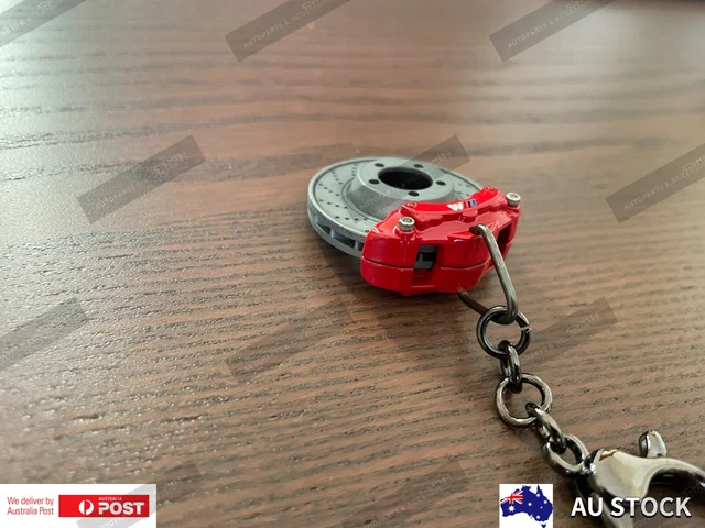 Disc Rotor Key Chain RED BMW M Power Disc Brake Caliper Rotor Key Ring Keychain Keyring ...