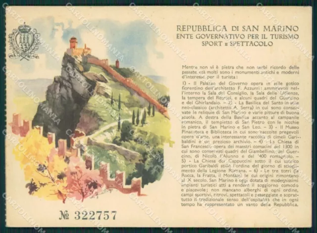 Repubblica di San Marino FG cartolina ZKM7829