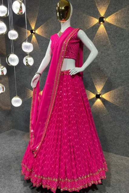 Lengha Indian Lehenga Designer New Choli Wedding Party Pakistani Wear Bollywood