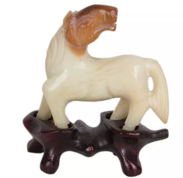 China 20. Jh. Pferd Statue -A Chinese Jade figure Of A Horse - Statuette Chinois