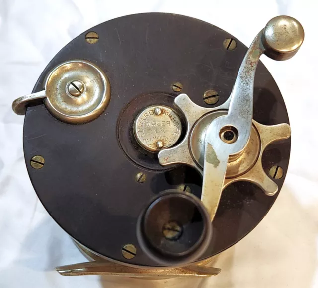 Edward Vom Hofe 621 6/0 May 20, 1902 Patent Universal Star Salt Water Reel Edward Vom Hofe 621 6/0 May 20, 1902 Patent Universal Star Salt Water Reel