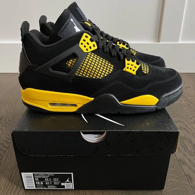 jordan 4 grey yellow