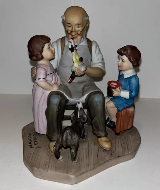 Norman Rockwell Figurine, The Toymaker “Figurine Americana”, No Box