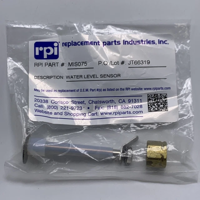 Midmark Ritter M9, M11 Water Level Sensor Assembly MIS075 OEM Part #002-0358-00