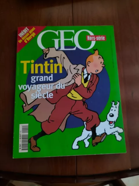 Revue Geo Hors Serie 2000 Tintin Grand Voyageur Avec Son Depliant E41