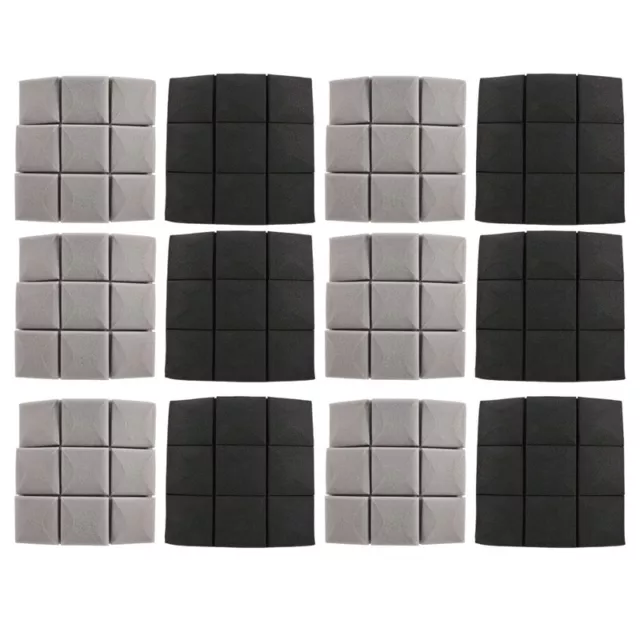 2X(SELF-ADHESIVE Sound Proof Foam Panels,12 Pack Acoustic Foam Panels 28223