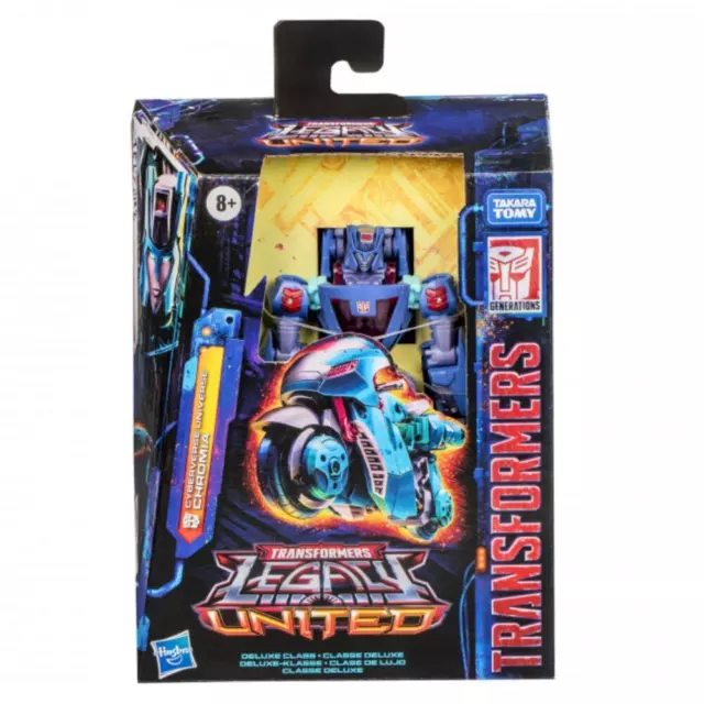 Transformers Legacy United: Deluxe Class Cyberverse Universe Chromia Action Figu