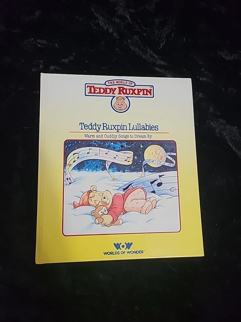 VINTAGE THE WORLD of Teddy Ruxpin Teddy Ruxpin Lullabies Book £15.31 ...