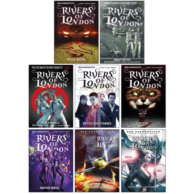 Rivers Of London Series (Vol 1-8) By Ben Aaronovitch Collection 8 Books Set NEW