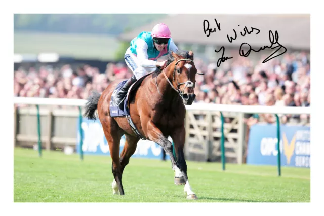 Frankel Tom Queally Signed A4 Autograph Photo Print Horse Racing