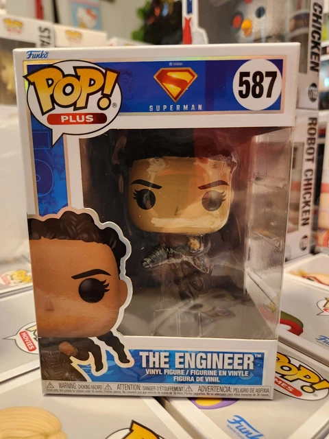 Funko Pop! Plus: Superman 2025 – The Engineer, Metallische Vinylfigur, Ca. 9,5 Cm, Sammlerstück