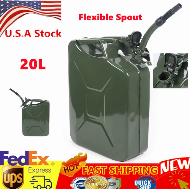 OFF ROAD GAS Jerry Can 5 gallon 20L Gas Tank Backup Army Military w