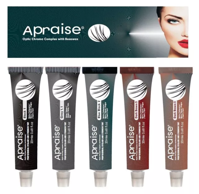 Apraise Eyelash Eyebrow Tint Dye Tinting Lash Brow Strictly Professional **Uk**