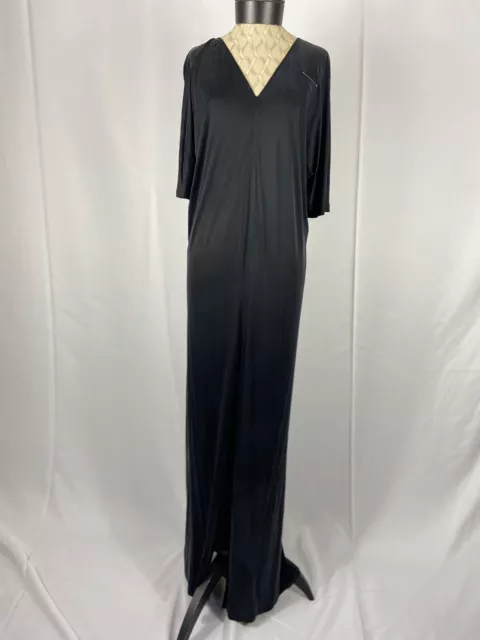 MM 6 Maison Martin Margiela Paris Black Maxi Sheat Dress