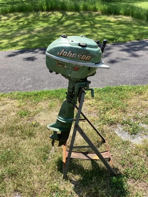 Johnson 5 HP 1952-53 Outboard Sea-horse Boat Motor vintage