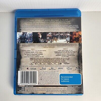 GLADIATOR DEFINITIVE EDITION 2 Disc Blu Ray Russell Crowe EUR 8,00 ...