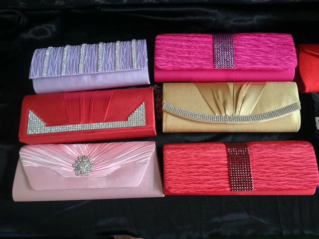 BELLISSIMA BORSA A MANO ORO Matrimonio Sera Abbigliamento Matrimonio BELLISSIMA Qualità con Catena Attaccabile