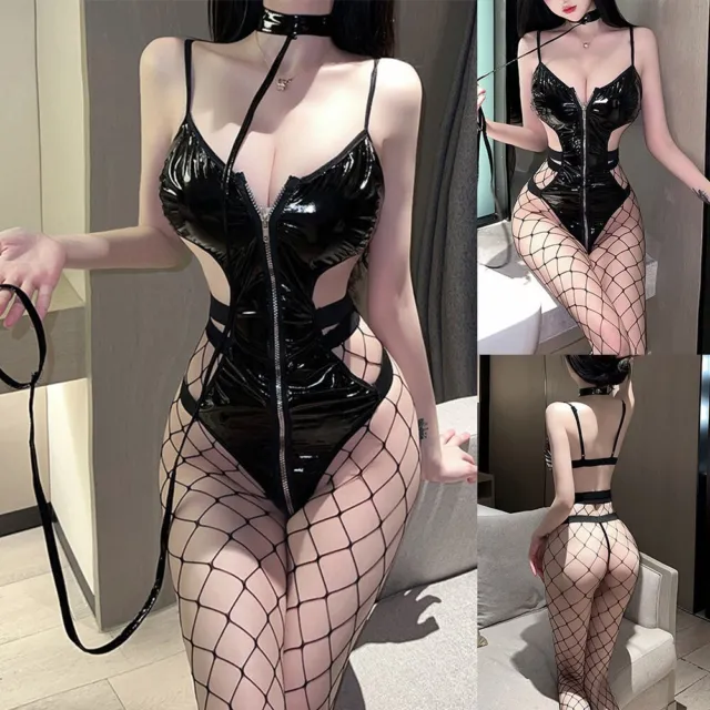 Stockings Robe Sets Bodysuits Cosplay Fishnet Lingerie Necklace Fashion