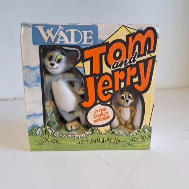 Wade Porcelain Tom & Jerry Original Box Circa 1970s 2