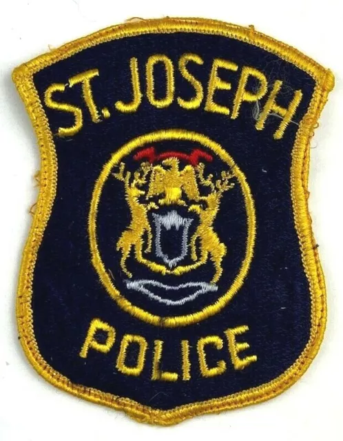 Vintage 1980s Michigan ST. JOSEPH POLICE • Law Enforcement Uniform Patch