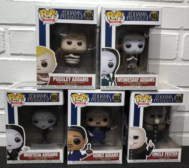 Funko Pop - The Addams Family - Horror Figure Lot - Brand New - Wednesday Addams