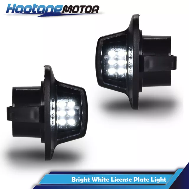 2* Full LED White License Plate Light Lamp Fit For 1997-2011 Dodge Dakota Pickup