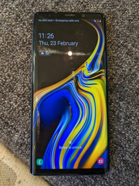 Samsung Galaxy Note9 SM-N960 - 128GB - Midnight Black (EE) (Single SIM)