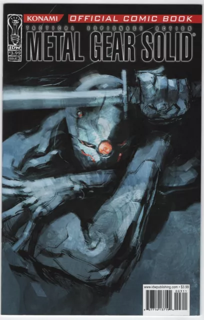 Metal Gear Solid #3 IDW Publishing, Kris Oprisko, Ashley Wood, Konami 2004