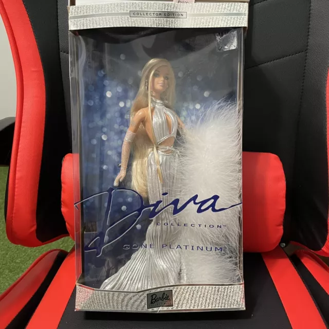 Barbie Diva Collection Gone Platinum Collector Edition NEW 2001 Read