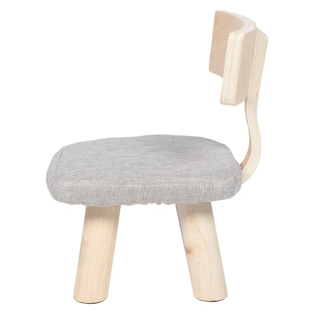 Sgabello bambini neonato legno piccolo sgabello basso tappetino