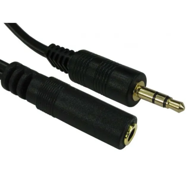 5m AUX Headphone Extension Cable 3.5mm Jack Male to Female Audio Lead Earphone