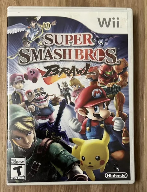 Super Smash Bros. Brawl (Nintendo Wii, 2008) No Manual - Tested Works