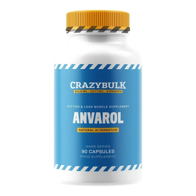 CrazyBulk ANVAROL pour supplément de coupe et de muscle maigre - 90 Capsules