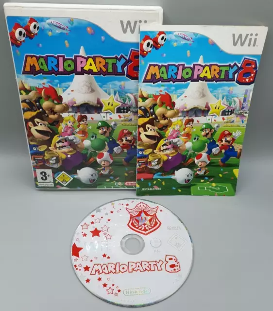 Mario Party 8 • Nintendo Wii Spiel mit Anleitung in OVP/Hülle • funktioniert ✅