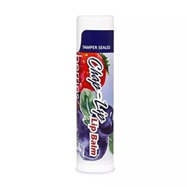 Chap-Lip Flavored Lip Balm w/ Vitamin E for Cold Sores Dry Chapped Lips Blisters