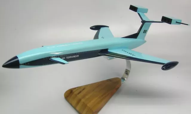 Thunderbird Fireflash Anderson Airplane Wood Model Large Free Shipping