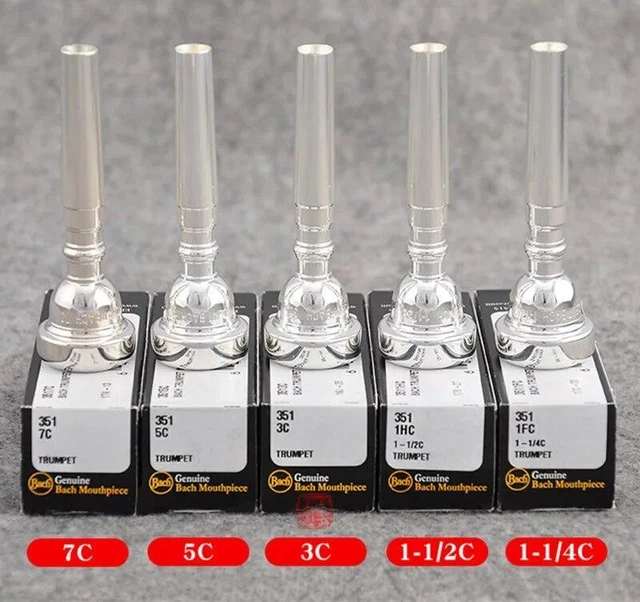 TRUMPET MOUTHPIECE VINCENT Bach 351 Series Standard 3c 5c 7c 1.5c