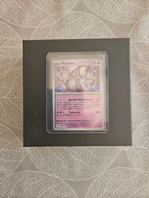 Mewtwo Reverse carte Pokemon 151 EV03.5 150/165 Rare NEUF FR