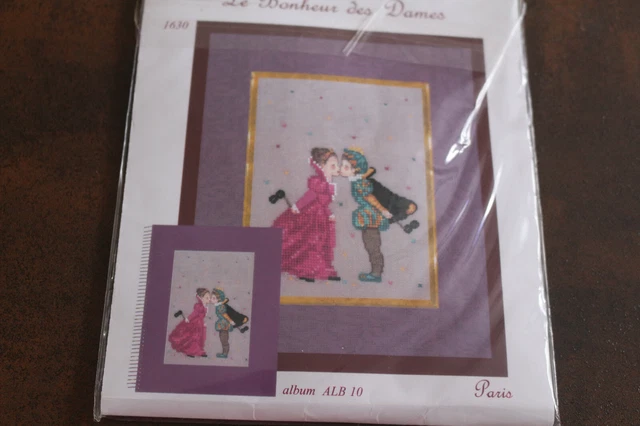 Kit Point De Croix Le Bonheur Des Dames - Matriochka (Matroschka) - 33x12cm - Aida 18ct - DIY Compté