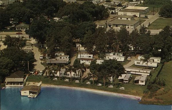 Orlando,FL El Punto Lake Trailer Apartments,Aerial View Orange County Florida