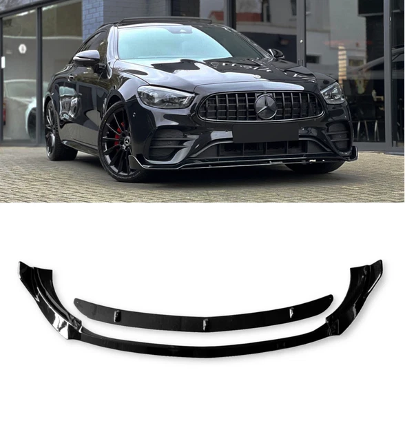 Mercedes Benz E Class W213 E43 Carbon Fiber Front Bumper Lip Spoiler Mercedes Benz E Class W213 E43 Carbon Fiber Front Bumper Lip Spoiler