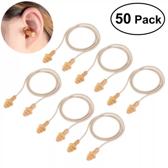 50Pcs Ear Plugs -Noise Christmas Tree Ear Plugs Women