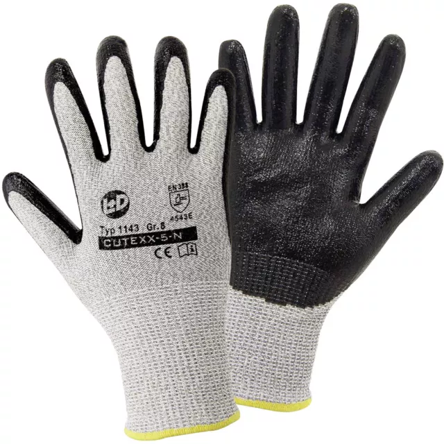 L+D CUTEXX-5-N 1143-7  Schnittschutzhandschuh Größe (Handschuhe): 7 EN 388:20...