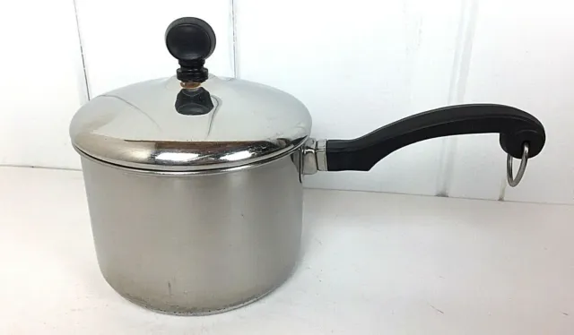 Vintage Farberware 2-1/2 Qt Double Boiler Stainless Steel Made USA New York